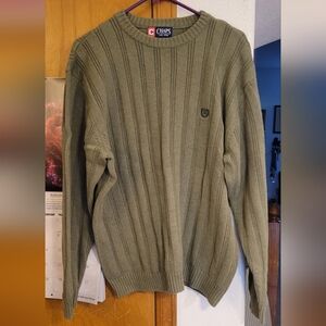 Chaps Men's Sweater in Olive